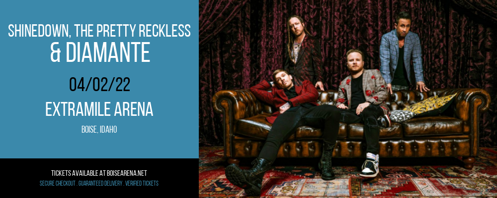 Shinedown, The Pretty Reckless & Diamante at ExtraMile Arena tickets Shinedown, The Pretty Reckless & Diamante at ExtraMile Arena