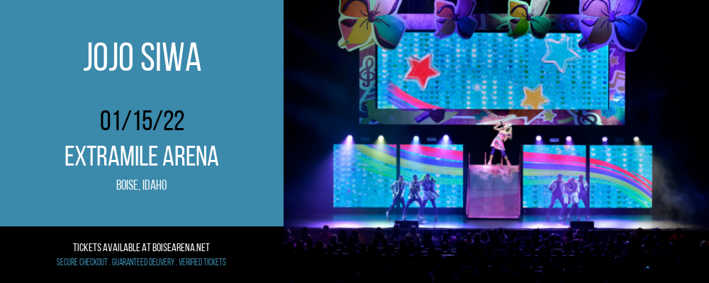 JoJo Siwa at ExtraMile Arena tickets JoJo Siwa at ExtraMile Arena