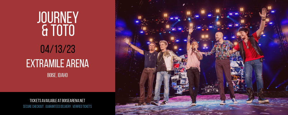 Journey & Toto at ExtraMile Arena tickets Journey & Toto at ExtraMile Arena